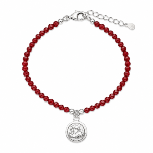 Pulsera Cristales Rojo San Benito