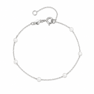 Pulsera De Plata con Perlas