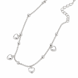 Pulsera Esferas y Corazones