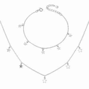 Conjunto Collar – Pulsera Estrellas
