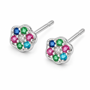 Aros Flor Colores