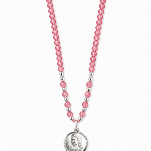 Collar Hilo con piedras y cuentas de plata