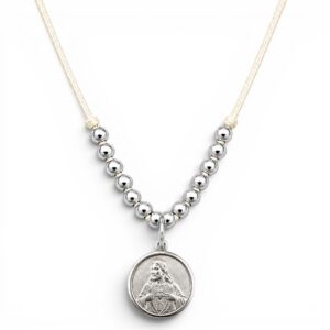 Collar Hilo solo con cuentas de plata