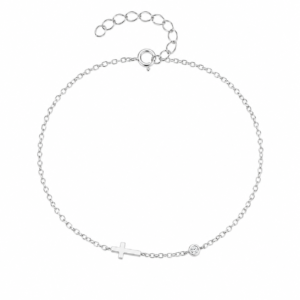 Pulsera Cruz Punto De Luz