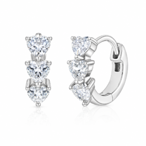 Aros Mini Argollas Reina Silver