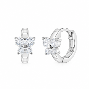 Aros Mini Argollas Mariposa